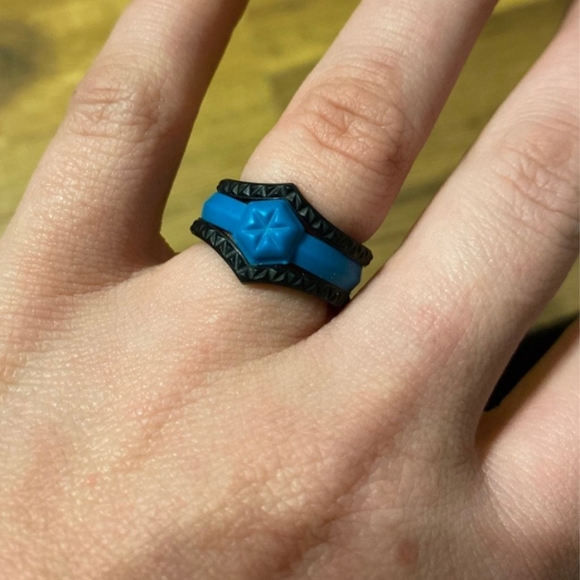 Rinfit 3 piece silicone wedding ring  set - Picture 1 of 2